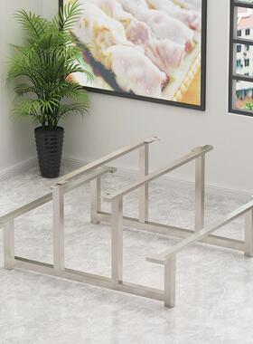 食餐桌椅组合46人8人堂快人255学生员工工厂餐厅餐连体不锈钢餐桌