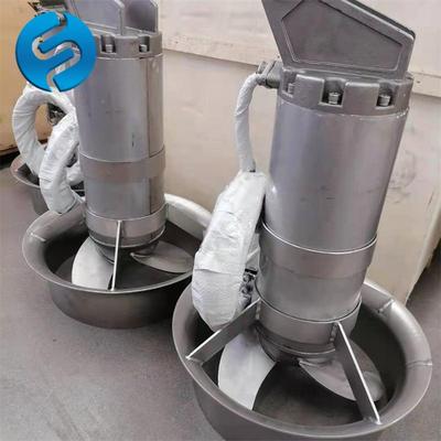 搅拌机4KW轮直径4叶00MM不带导流圈QJ61130B4/6-400/3潜水-980