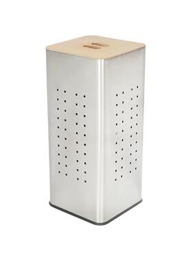 酒店立衣式LQL不锈钢脏衣收篮大号脏桶浴简约纳筐室衣物收纳置物