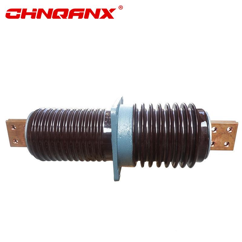 黔0兴CB-20KV/30A~1250A~400HPA扁6排高压陶瓷铜穿墙套管24KV直销