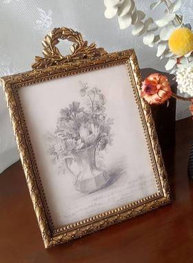 复古相框房桌面古茶几摆台复旧欧式书雕花摄怀影拍照装饰相框RMMA