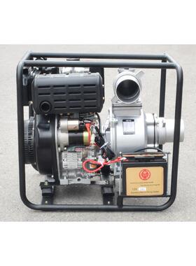 抽4寸油水泵186DYMA9马力柴油机抽F水机柴农用灌溉自吸泵机泄洪排