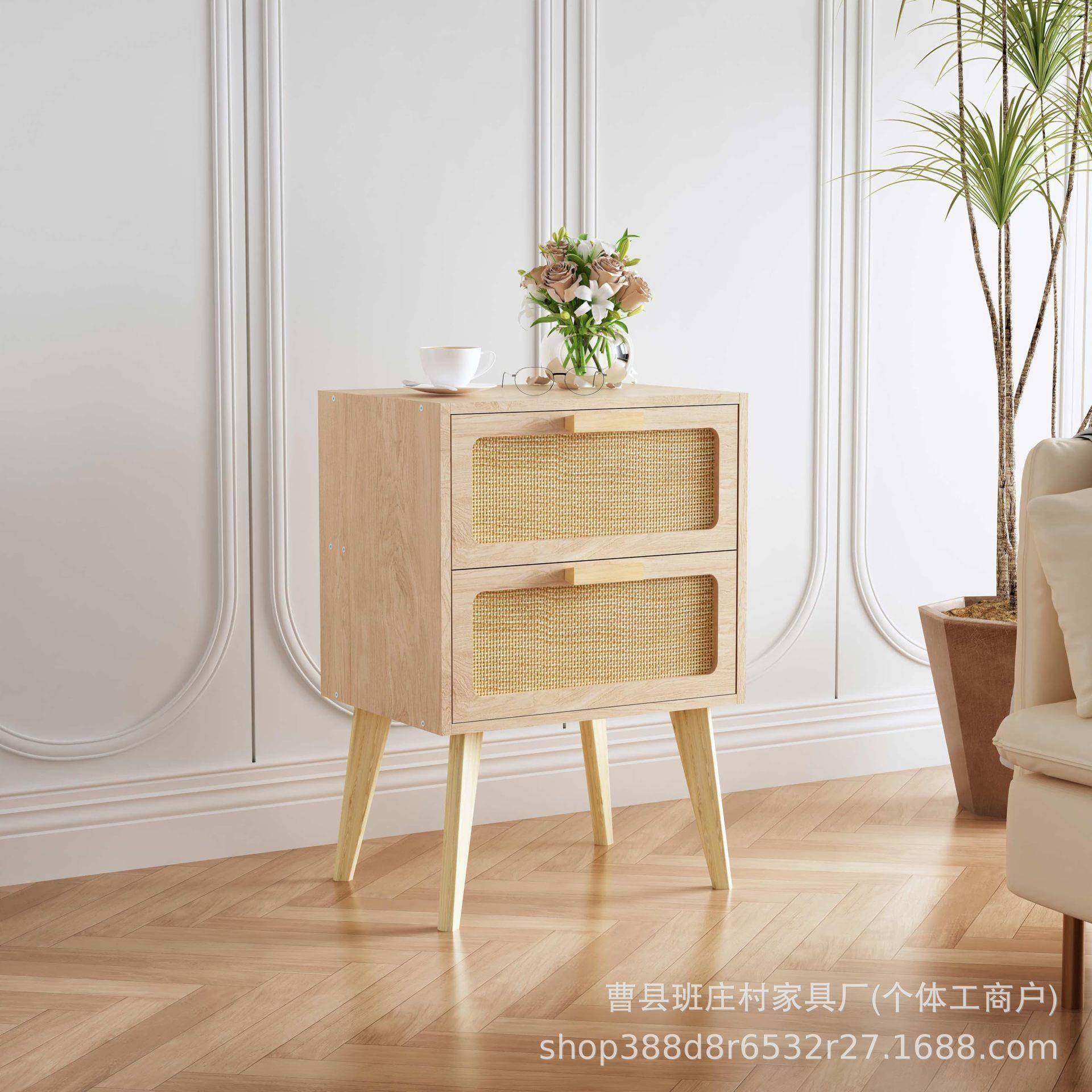 家用型床头小柜层屉床边杂物整床头柜抽理橱柜现代简约一体藤编双,畜牧/养殖物资,特种养殖设备,淘宝优惠券,粉丝福利购,淘宝优惠卷