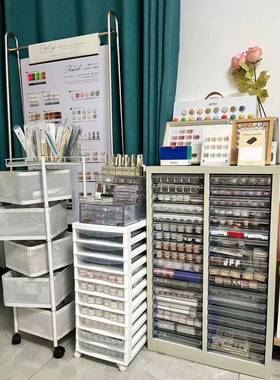 4文件柜组合收纳效A率收柜多层资料柜档案柜票据纳80202柜屉抽式