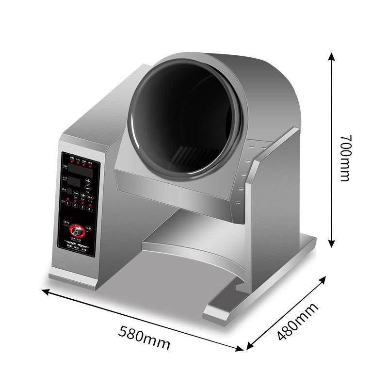 商电磁炒料菜用机大全无品牌/自动喷智能机器人炒饭型滚筒炒菜机