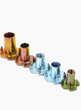 202年爪螺母爪型家0具螺丝螺四母FFV厚轮加墩