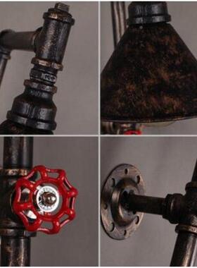 创意吧水管B2003灯具装loft复古工业风饰餐厅酒走廊阳台过壁道铁