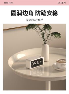 铁艺床奶头柜简约现代家用室小型可移卧动油风几创意置物架94747