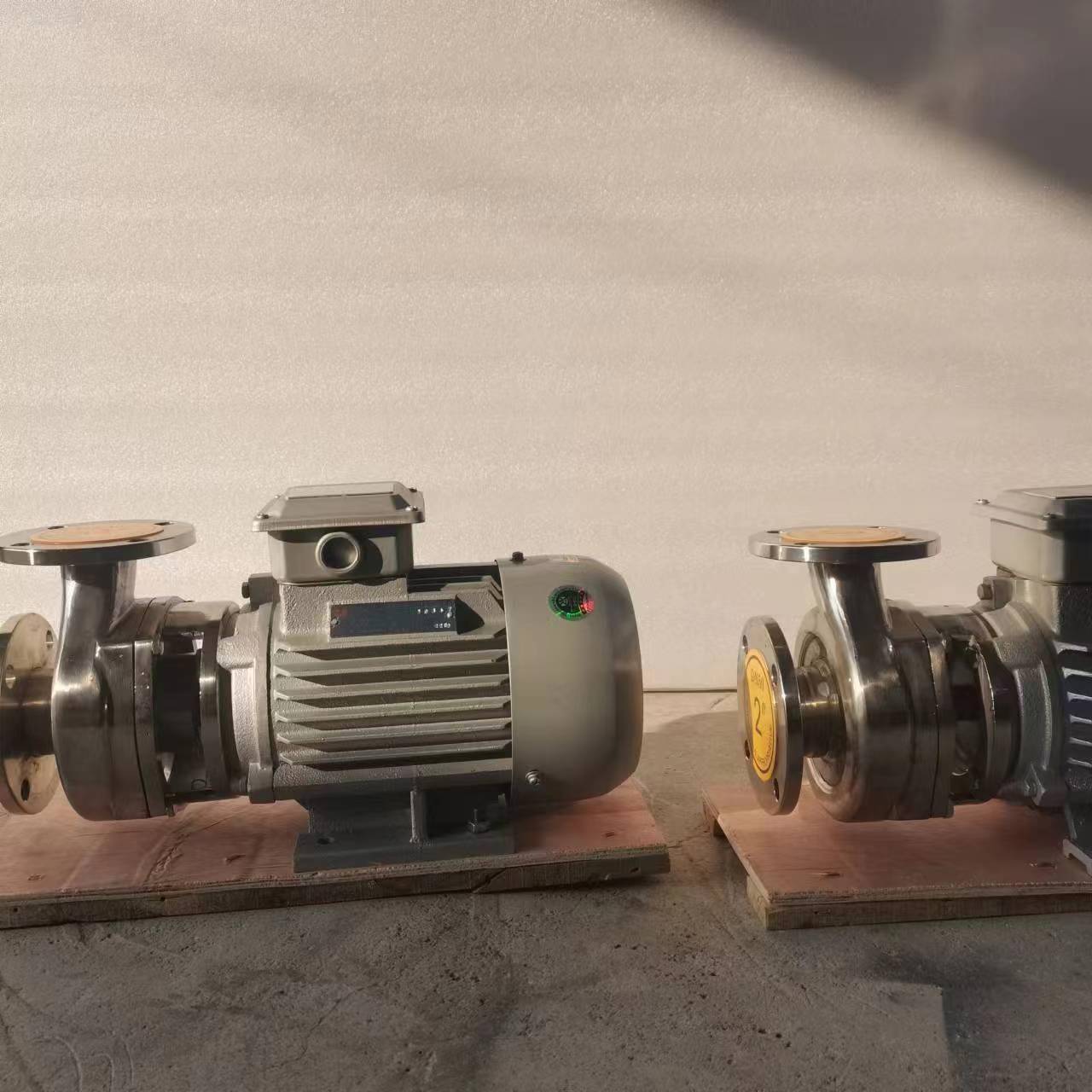 惠州沃德不锈钢304半开叶轮增压泵5W-1CTL8扬D程8米11.5kw0法兰接