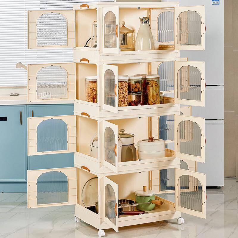 衣服折叠收纳柜宝宝玩具塑料杂物储物柜儿童家用收纳箱收纳盒