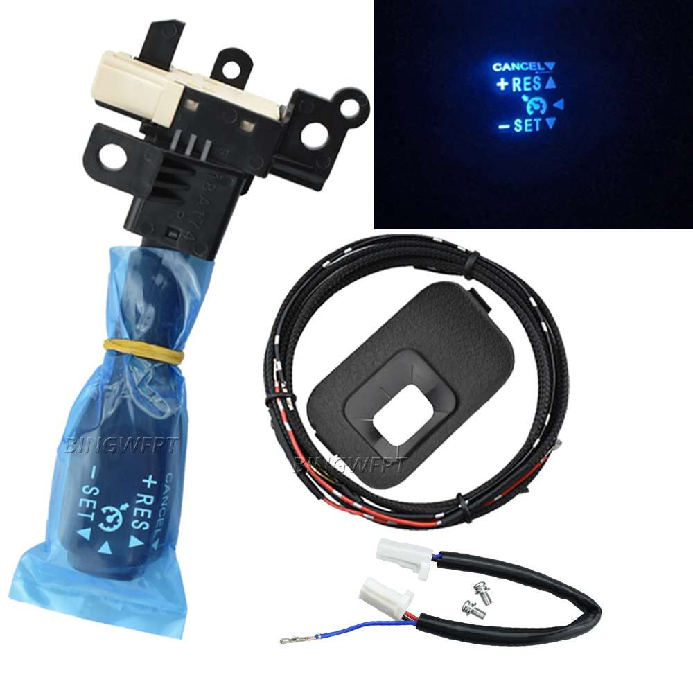 适用于丰田10-14款卡罗拉 方向盘巡航开关组合84632-34011 蓝光