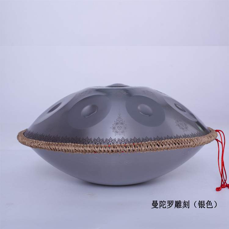 手碟handpan10音曼陀罗手碟鼓支持雕刻（不赠送藤编）