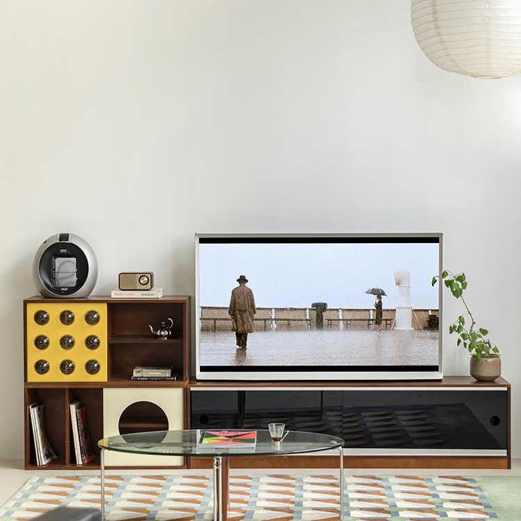 中古实木电视柜客厅家用创意收纳储物柜高级感床尾置物柜海洋板柜