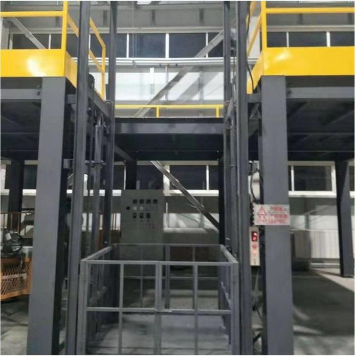 天津生产固定导轨式液压升降平台简易升降货梯链条式升降机