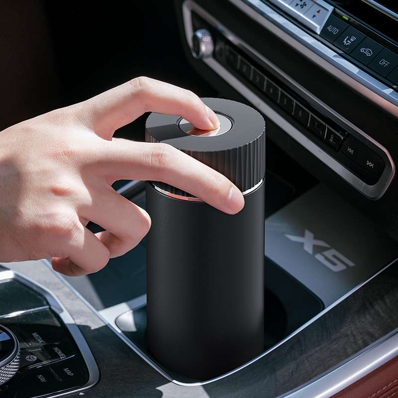 花间道316不锈钢保温杯男一键开盖高档茶水分离泡茶杯速开车载水