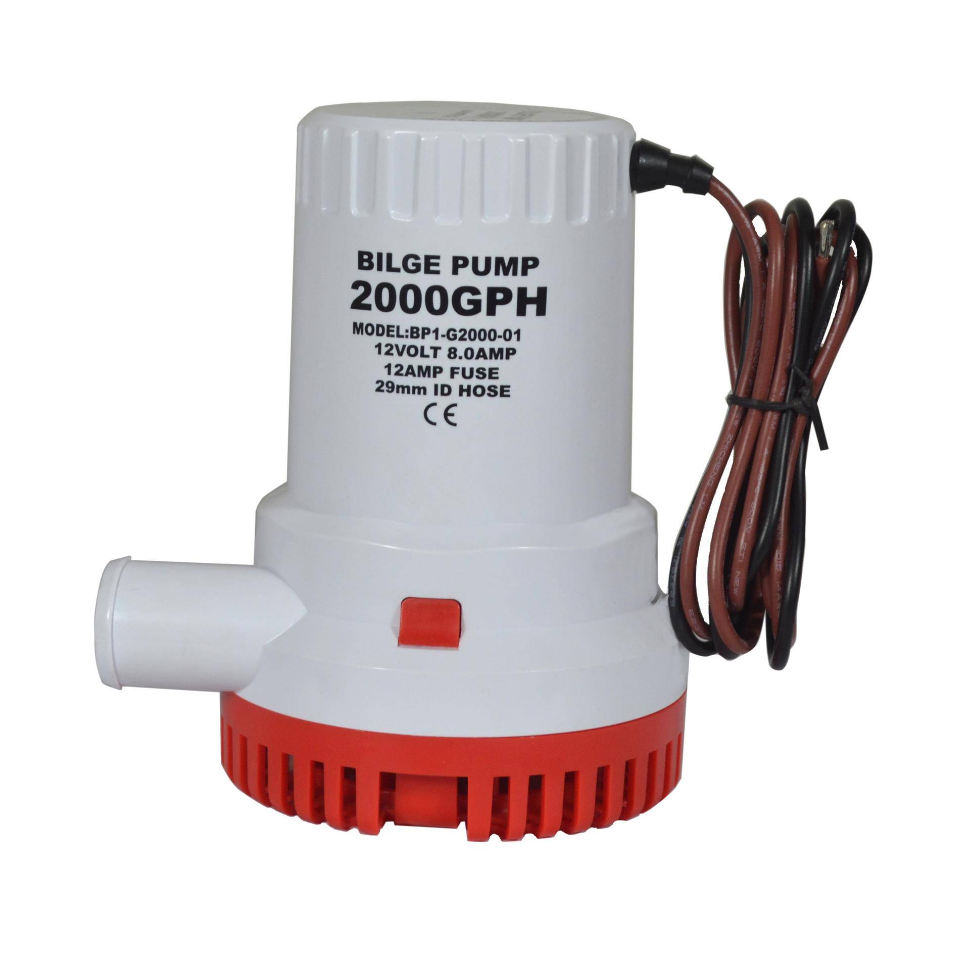 新结构性能超强12V24V大流量直流潜水泵直流舱底泵，游艇船用泵