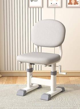 手摇升降中小学生学习海绵椅子久坐舒适家用儿童写字作业靠背椅子