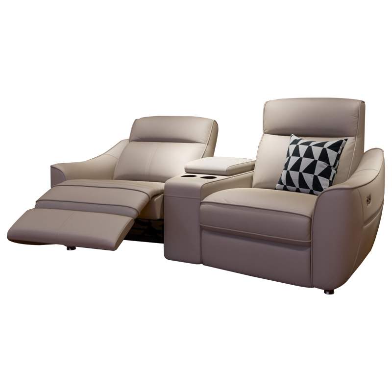 私人别墅家庭影院沙发电动沙发影音室功能豪华舱影视厅真皮沙发椅