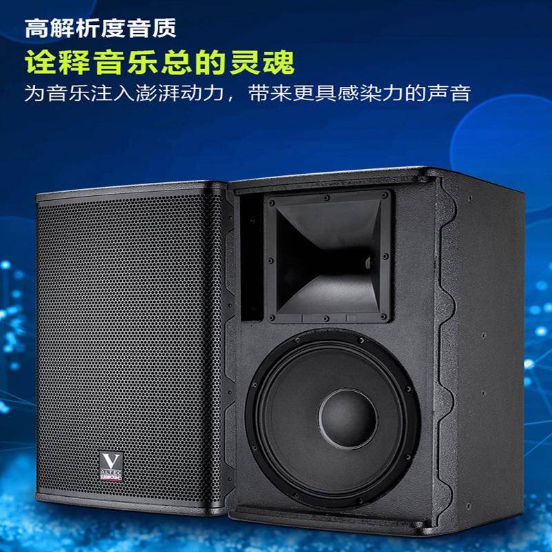 剧院之声M+系列专业音箱10~15寸全频桦木箱体170磁65芯低音专业级