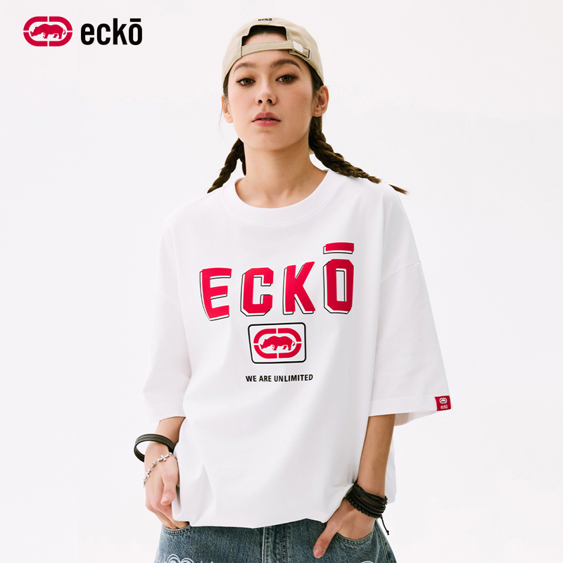 ecko红犀牛碧梨同款凉感短袖t恤