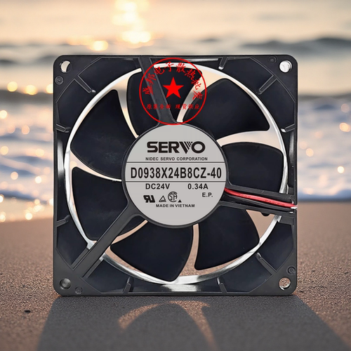 伺服SERVO D0938X24B8CZ-40 24V 0.34A 变频器9CM 9038散热风扇
