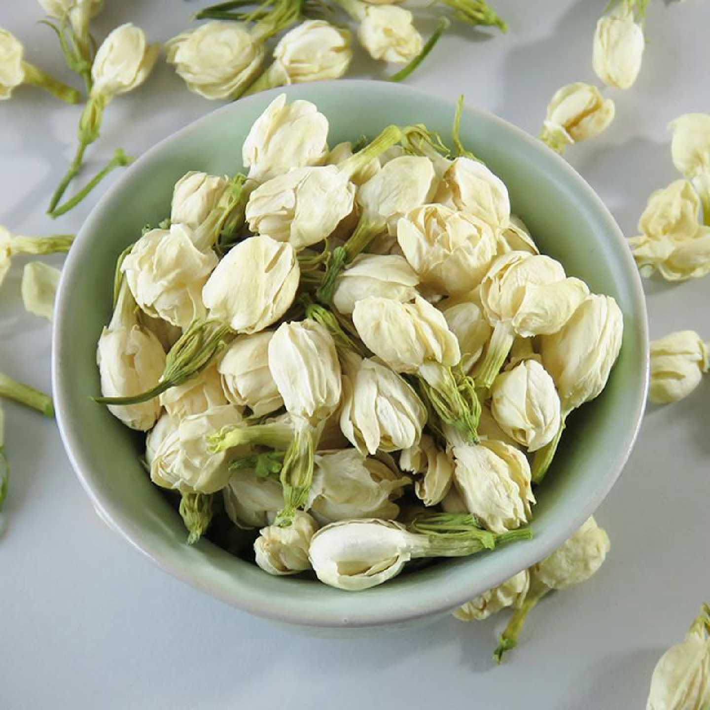 100g茉莉花茶广西横县茉莉花干花清香茉莉花苞花草茶新鲜小包散装