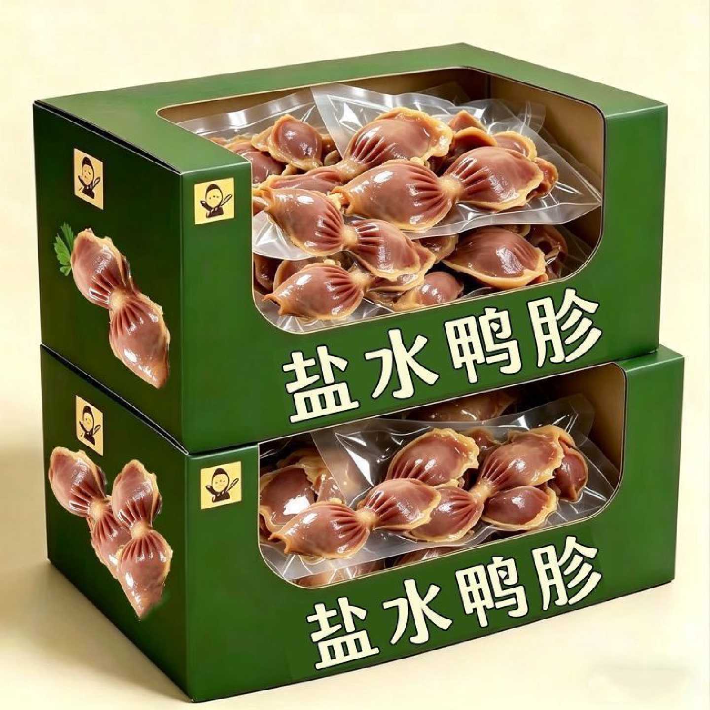 【六个盐水鸭胗】正宗南京盐水鸭胗新鲜真空开袋即食卤味整箱便宜