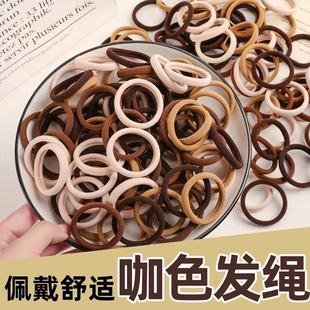 简约百搭扎高马尾头绳橡皮筋女生发圈头饰扎头发新款皮筋四季发绳
