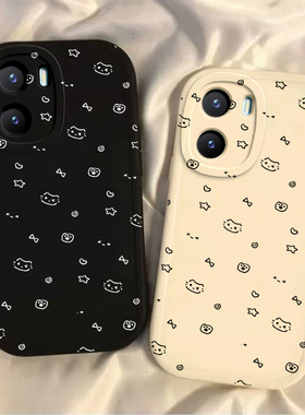 适用vivoy35手机壳y36新款Y375g星星猫咪y31s硅胶套y35m+全包y31s标准版防摔y33s软y32t壳y30g外壳viv0Y3女生