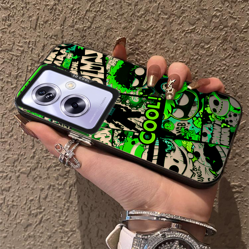 适用oppoa2/a3pro手机壳k12/k11新款a58/a72动漫男孩a96硬a55s保护套A575G/a11x创意a32全包A8防摔a72外壳a35