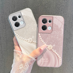 oppoReno8手機殼Reno8pro oppo防摔0pp0opporone8T女Z液態玻璃0ppo殼 5G全包oreno85G十opρo高級0pporeno新款