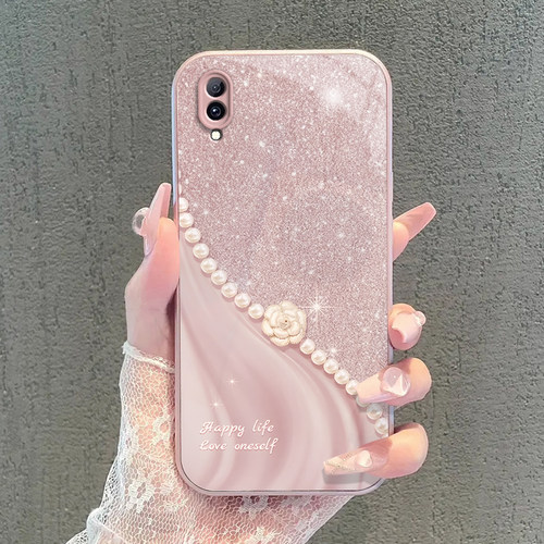 适用vivoy97手机壳女款vivo y97保护套v1813a新款丫97液态玻璃vovoy97全包防摔viviy硬viv0vⅰvoy高级感viovy