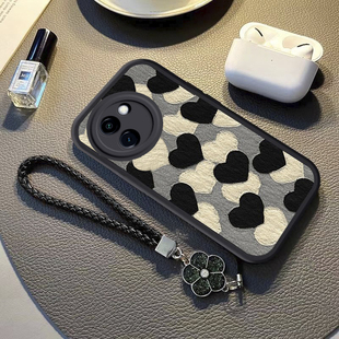 适用vivoY200i手机壳新款 Y200系列vivo全包防摔vovoY200i软硅胶保护套viviY200GT曲屏后外壳vo丫可爱爱心女生