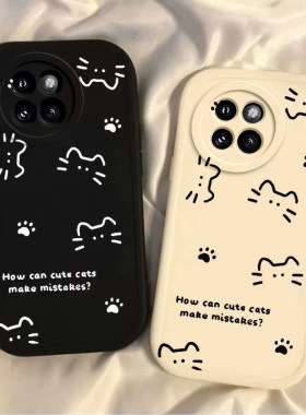 适用小米civi4pro手机壳新款CIVI3/2保护壳红米10Xpro5G全包防摔Redmi9A8硅胶mix4cviv1s外壳vici3可爱线条猫