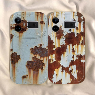 适用真我GT5手机壳realmeGT5保护套RMX3820新款 OPPO外壳TG五RealmeGT5PRO硅胶软壳全包防摔OPPO男女锈迹斑斑