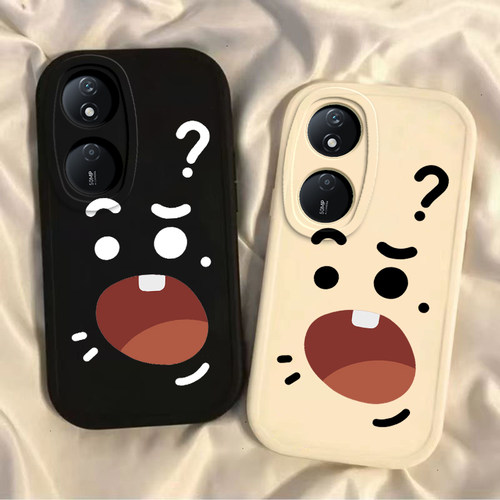 适用荣耀play8t手机壳7T新款华为HonorPlay5/6Tpro惊讶表情paly5t防摔plat3/4tpro全包8X9搞怪8C男女硅胶外壳