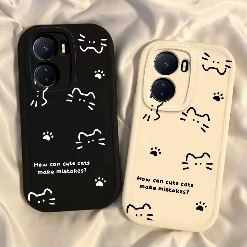 适用IQOOZ6手机壳Z6X线条猫咪硅胶vivo新款保护ipooz套iq00vivoiq女vivoiqz防摔icooz爱酷外壳iqz软vivoiqooz