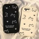 适用华为荣耀10手机壳honor10i硅胶全包防摔COL一AL10十保护套COLAL青春版 卡通可爱huawei女生新款 线条猫咪软