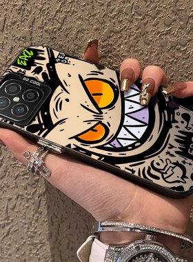 适用NzoneS7Pro+手机壳鼎桥M40/P50新款元气壳呲牙耿鬼鼎桥M40高级华为智选NZONES7Pro+全包防摔5gN8pro男款