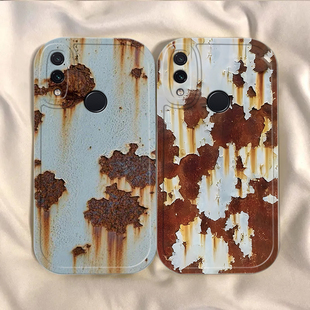 适用红米Note7Pro手机壳RedmiNote7Por锈迹斑斑保护套Redmi小米新款RED外壳Not液态硅胶N0te全包防摔Pr0男女