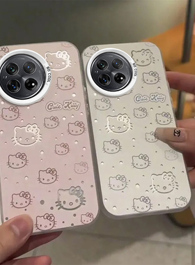 适用一加12/11手机壳ace3全包1+11+ace2保护壳oppo元气壳可爱kt猫ACE2pro防摔oneplusaecPRO女款Ace5个性外壳