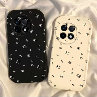 ace2por星星猫咪 保护套硅胶1 适用一加ace2手机壳1加ace2pro全包防摔外壳oppo一加ace2v女生新款 oneplusaec