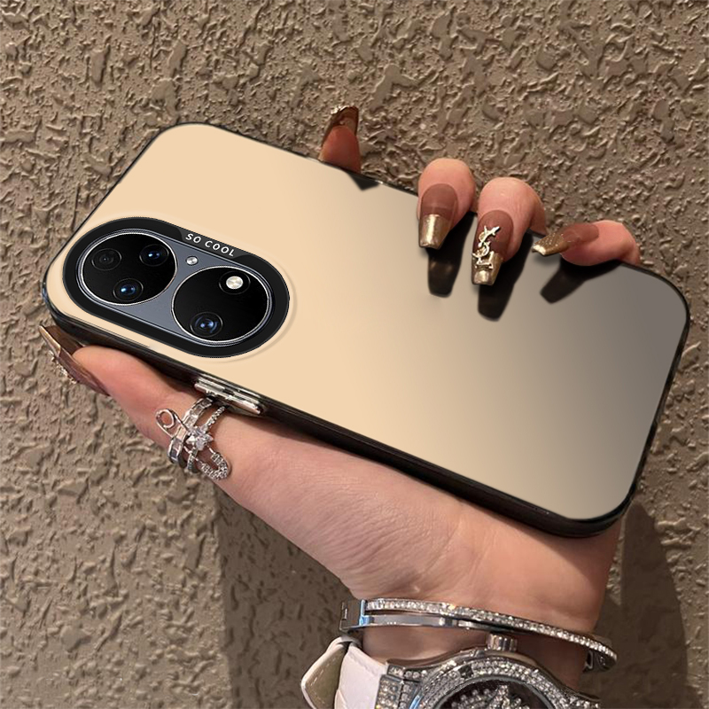 华为p50亚克力手机壳简约