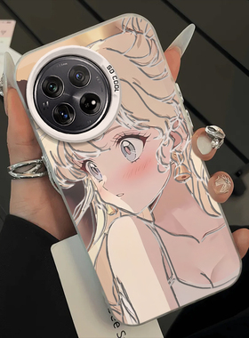 适用一加12/11手机壳ace3全包1+11+ace2保护壳oppo彩银IMD冰月美少女ACE2pro防摔oneplusaecPRO硬Ace5外壳