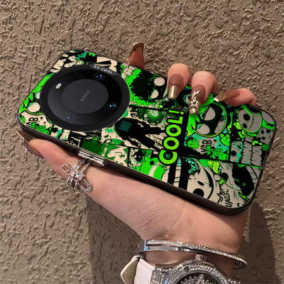 适用华为mate60pro手机壳新款mate50/40pro保护套全包防摔mete30ePOR高级感动漫男孩个性M60rs保时捷版硬外壳