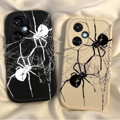 OPPOK11X手机壳黑白蜘蛛K11X5G新款保护KX套OPPOKX全包opk/oppk硅胶opp0pp0ppo防摔opρo/op软ok/pok男ppok女