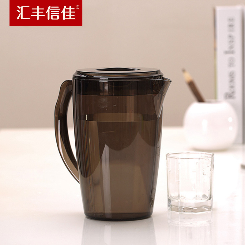 汇丰信佳 韩式 厨房冷水壶 塑料凉水壶 冰水杯1.8L大容量 札壶