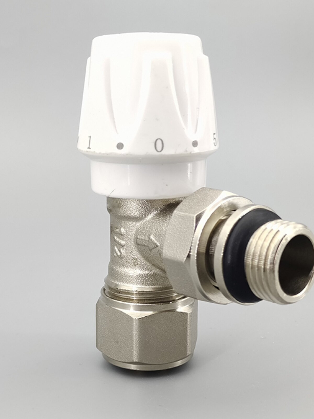 小背篓暖气片进回水温控阀ppr20角阀铝塑卡套式4分6分手动开关阀