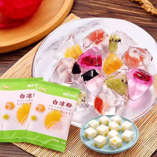 白凉粉儿在家DIY做儿童果冻