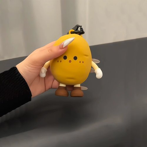 卡通耳机收纳零钱包趣味钥匙扣